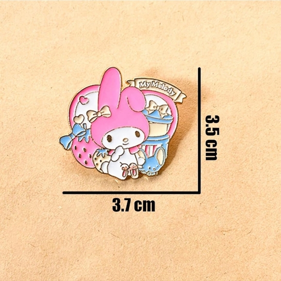 Sanrio Character Enamel Pins Set - Multicolor - Picture 2 of 6